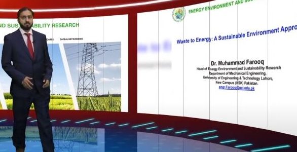 Waste to Energy – A sustainable Environment Approach – Dr. Muhammad Farooq
